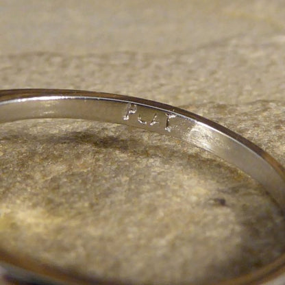 Art Deco Style Yellow Sapphire 3.70cts and Diamond Platinum Ring