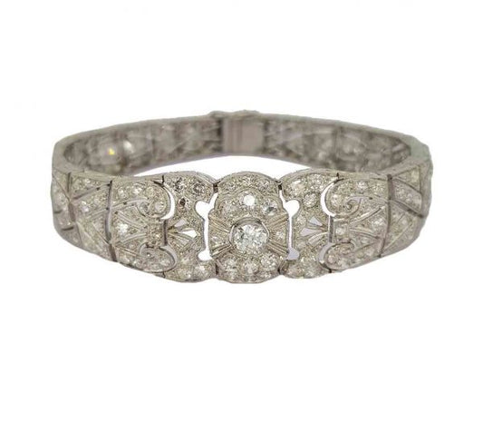 Art Deco diamond bracelet Platinum