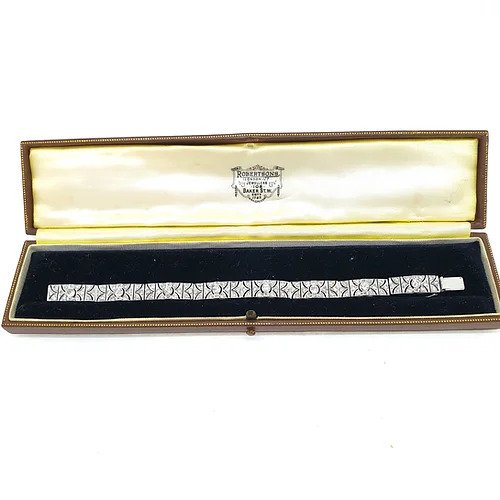 Art Deco Diamond Panel Bracelet