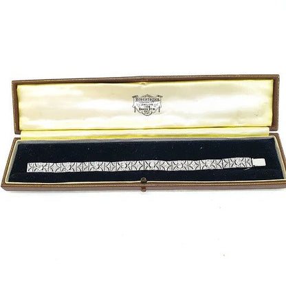 Art Deco Diamond Panel Bracelet