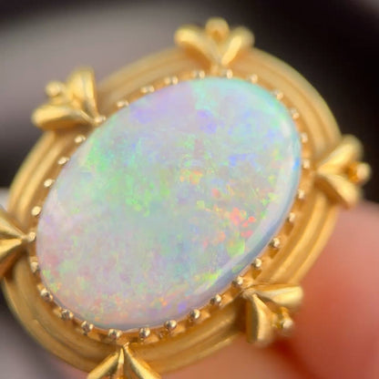 Arts and Crafts Opal Ring