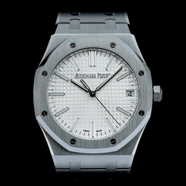 Audemars Piguet Royal Oak 15510ST.OO.1320ST.08 Unworn 2024 Watch 41mm stainless steel silver toned dial Grande Tapisserie pattern with box and warranty card