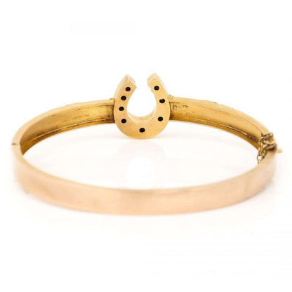 Antique Victorian 15ct Yellow Gold Ruby Diamond and Pearl Etruscan Style Bracelet