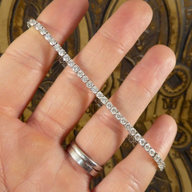 4.55ct Diamond Tennis Bracelet