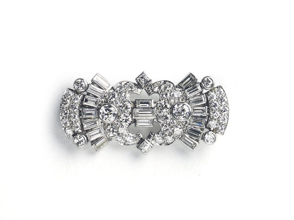 Art Deco Diamond Brooch