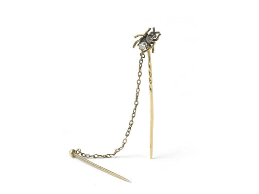 Antique Victorian Insect Double Stick Pin