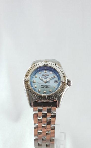 Ladies Breitling Blue Mother of Pearl Callistino Wristwatch