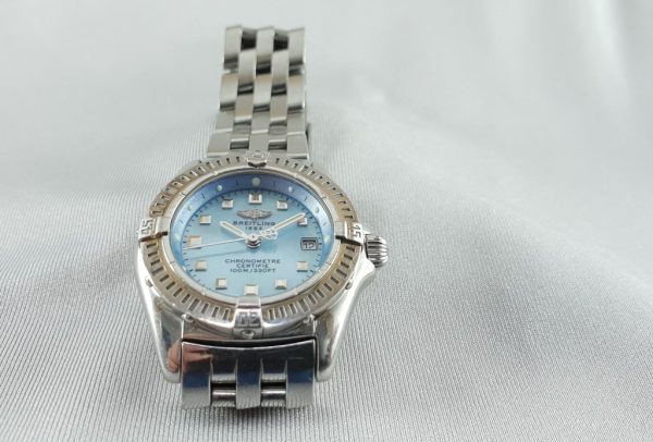 Ladies Breitling Blue Mother of Pearl Callistino Wristwatch
