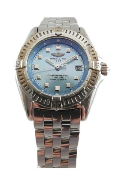 Ladies Breitling Blue Mother of Pearl Callistino Wristwatch