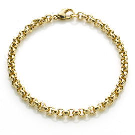 Belcher Link Gold Bracelet