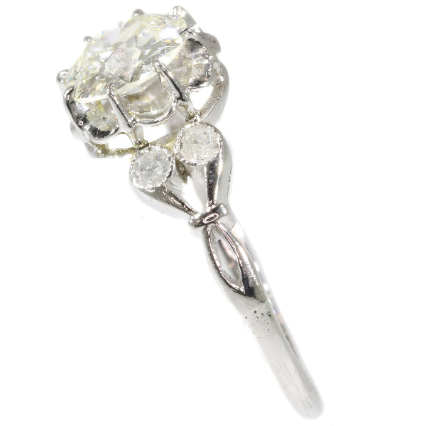 Belle Époque Style Old Brilliant Cut Diamond Ring