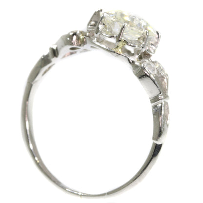 Belle Époque Style Old Brilliant Cut Diamond Ring