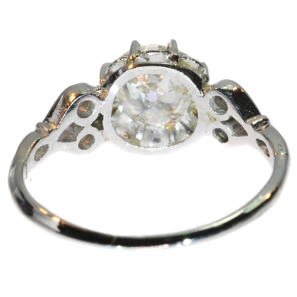 Belle Époque Style Old Brilliant Cut Diamond Ring