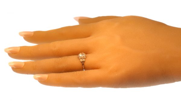 Belle Époque Style Old Brilliant Cut Diamond Ring