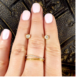 Brilliant Cut Collar Set 0.50ct Diamond Stud Earrings