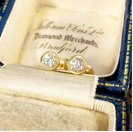 Brilliant Cut Collar Set 0.50ct Diamond Stud Earrings