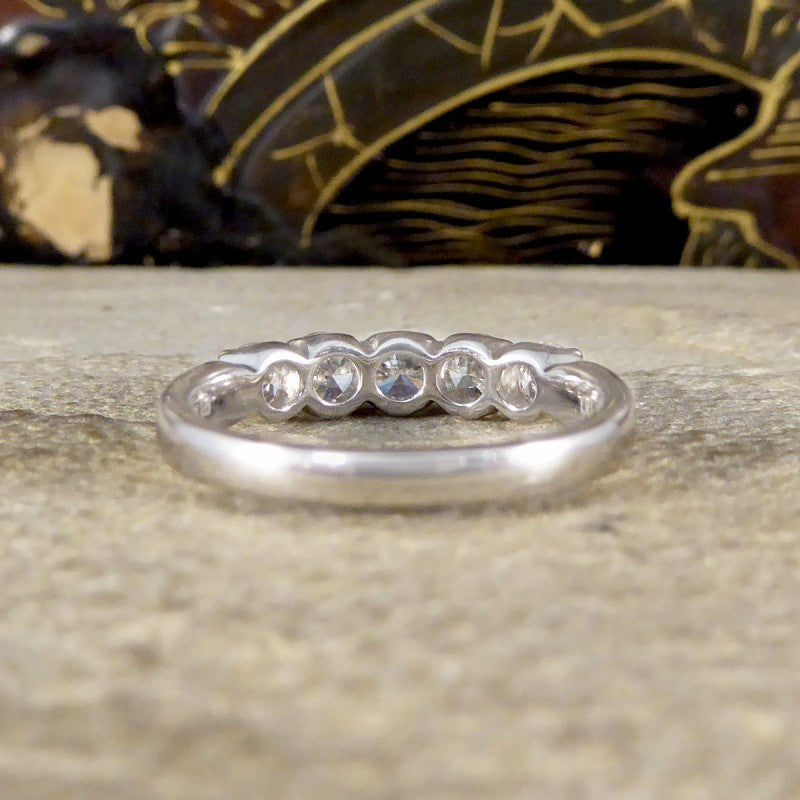 Brilliant Cut Diamond Five Stone Ring, 1ct