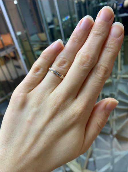 Brilliant Cut Diamond Half Eternity Wedding Ring, 0.35cts, 18ct Rose Gold 