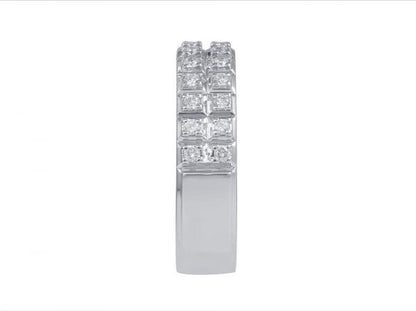 Brilliant Cut Diamond Set Half Eternity Ring, 0.23cts, 18ct White Gold