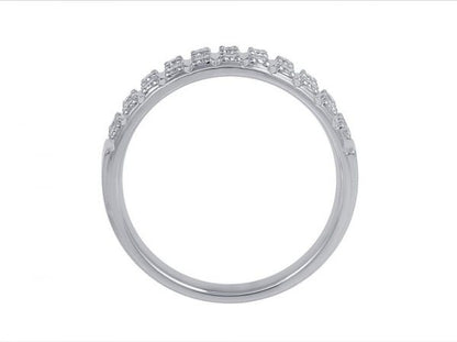 Brilliant Cut Diamond Set Half Eternity Ring, 0.23cts, 18ct White Gold
