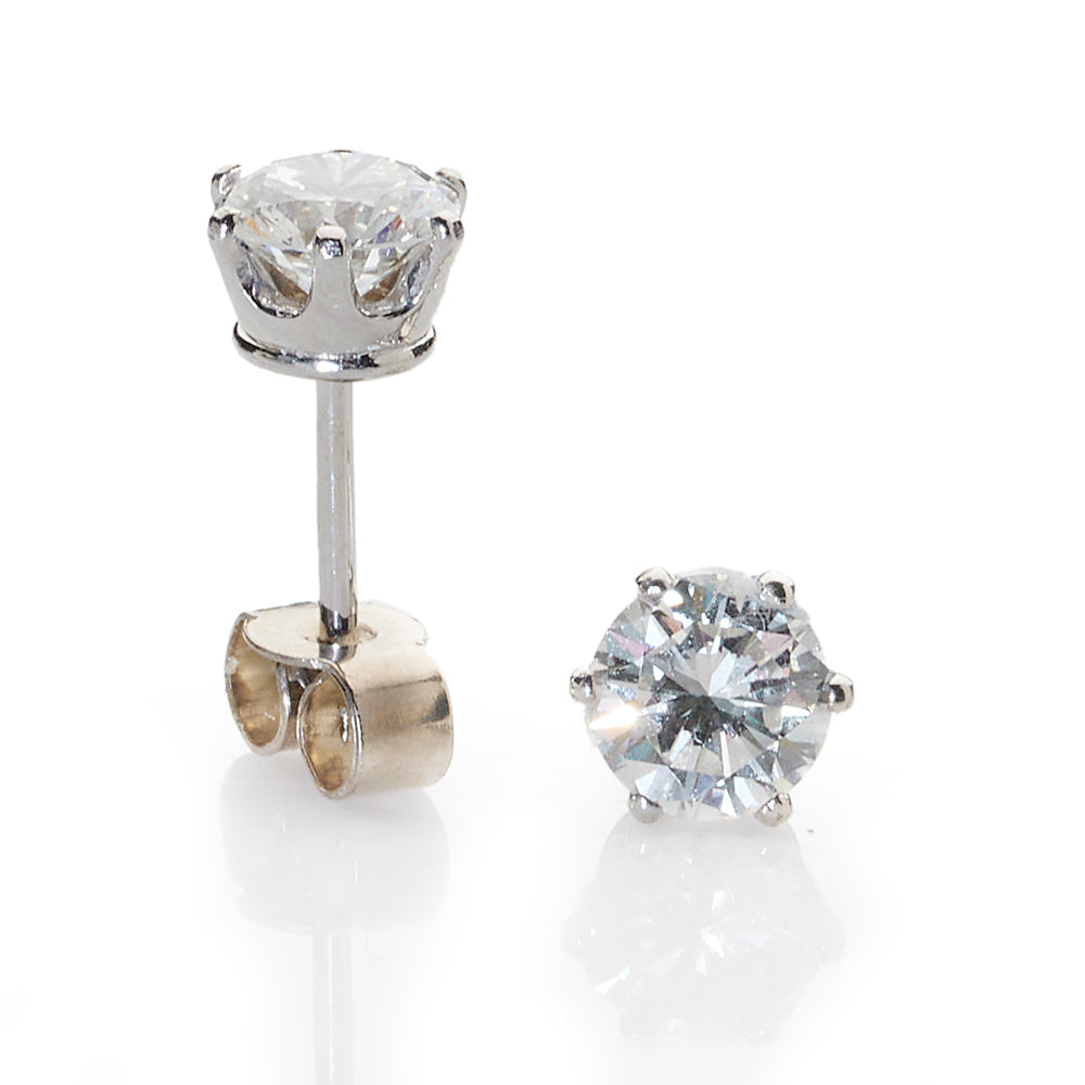 Brilliant Cut Diamond Sud Earrings, 1.13ct