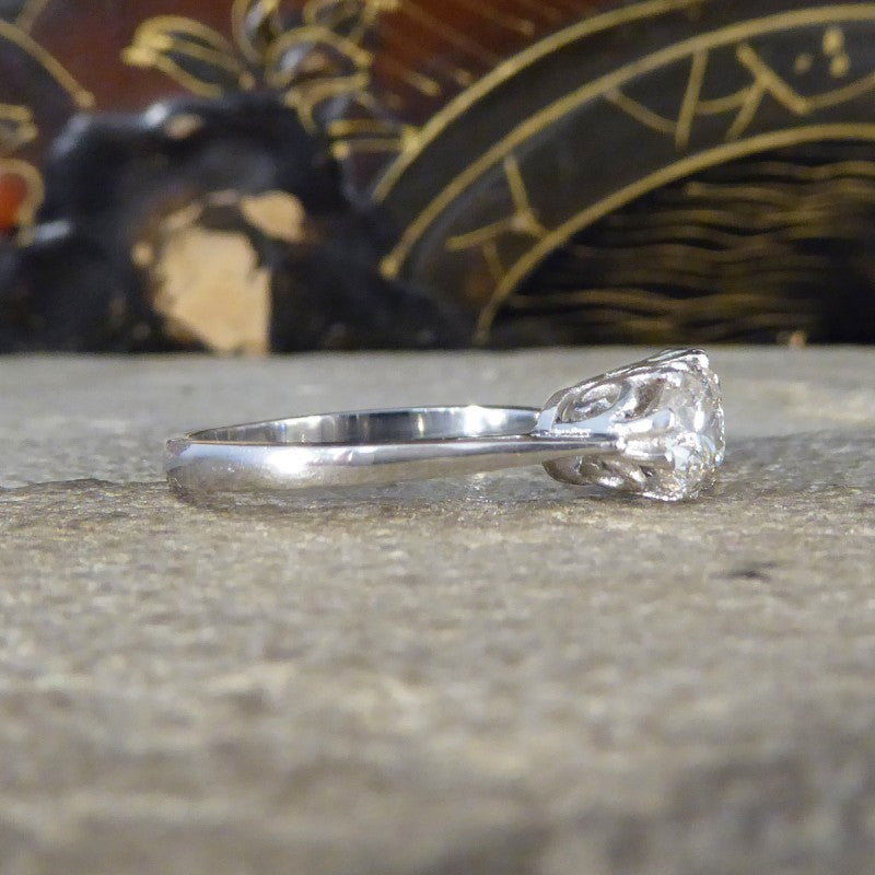 Brilliant Cut Diamond Three Stone Ring, 1.62ct