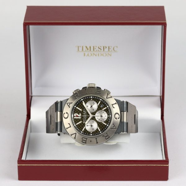 Bulgari Diagono Titanium Gents Watch Chronograph Automatic 44mm