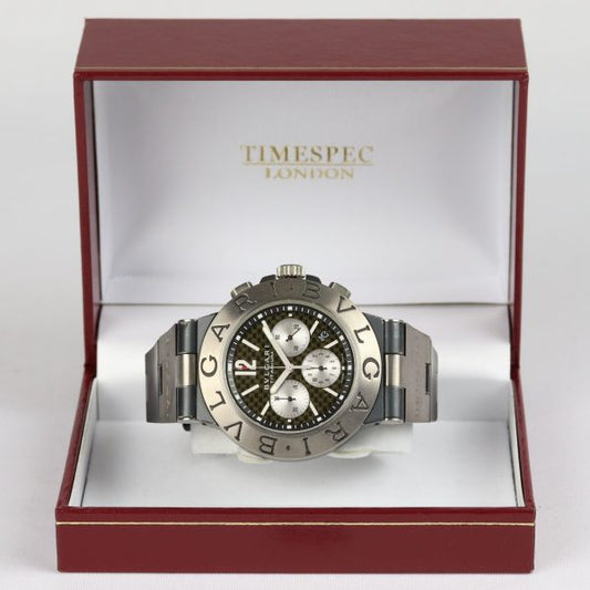 Bulgari Diagono Titanium Gents Watch Chronograph Automatic 44mm