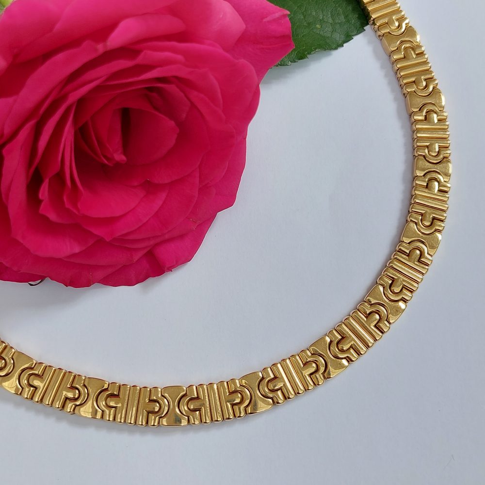 Bvlgari Parentesi 18ct Gold Collar Necklace