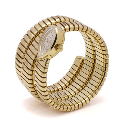 Vintage 1960s Ladies Bvlgari Serpenti Tubogas 18ct Gold Watch