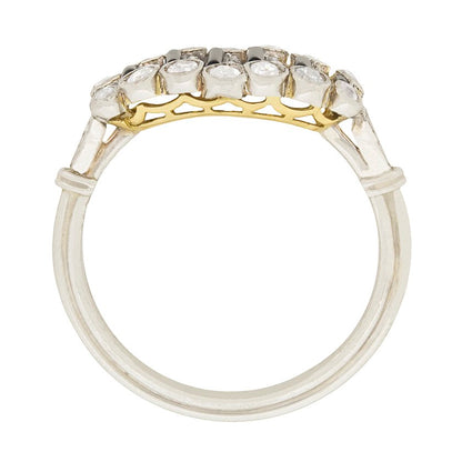 Art Deco Old Cut Diamond and Onyx Ring