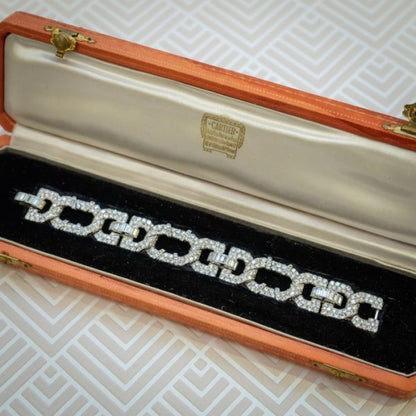 CARTIER ART DECO DIAMOND BRACELET