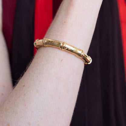 Cartier 18ct Yellow Gold Bamboo Bangle Bracelet