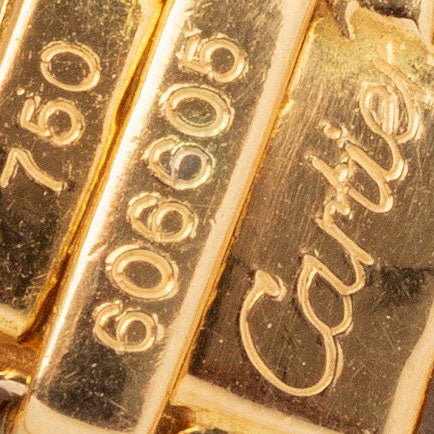 Cartier Bergame 18ct Yellow Gold Curb Link Chain Necklace, Signed and Numbered