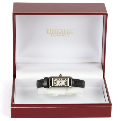 Cartier Allongee 14mm 18ct White Gold Quartz Ladies Watch