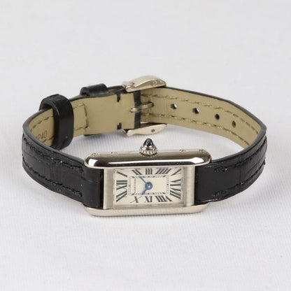 Cartier Allongee 14mm 18ct White Gold Quartz Ladies Watch