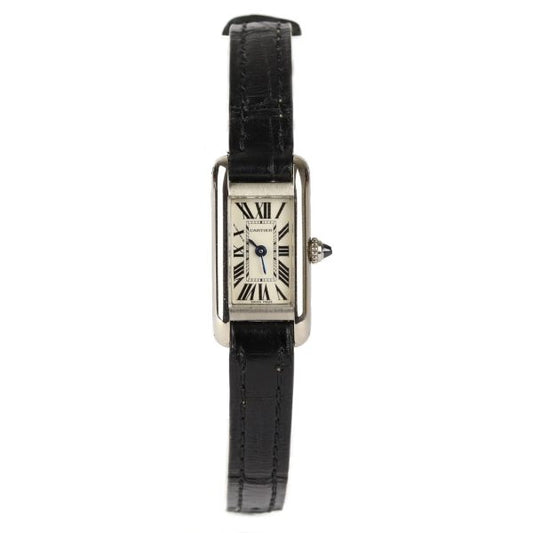Cartier Allongee 14mm 18ct White Gold Quartz Ladies Watch