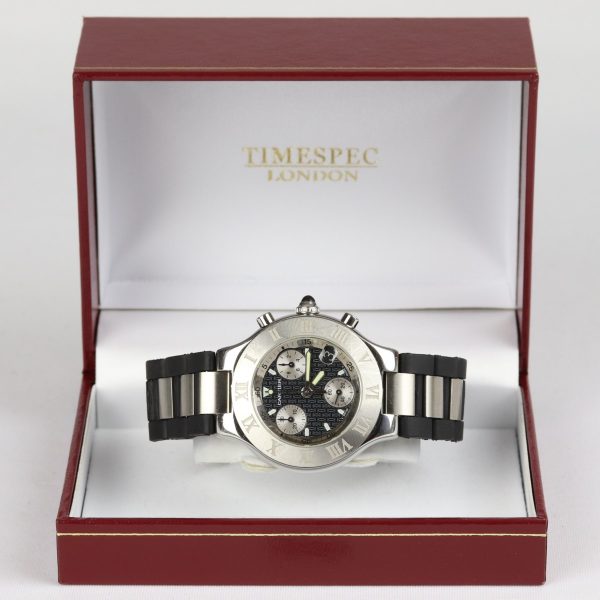 Cartier Must 21 Chronoscaph Stainless Steel Gents Watch 38mm