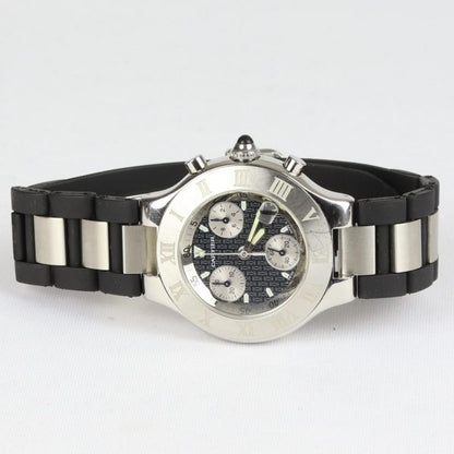 Cartier Must 21 Chronoscaph Stainless Steel Gents Watch 38mm