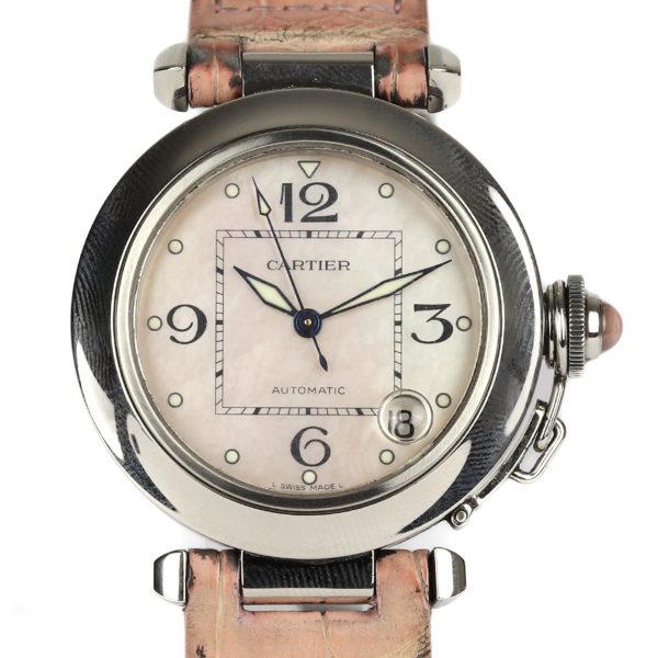 Cartier Pasha C Pink Mother of Pearl Watch 35mm