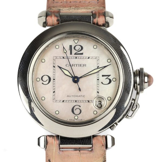 Cartier Pasha C Pink Mother of Pearl Watch 35mm