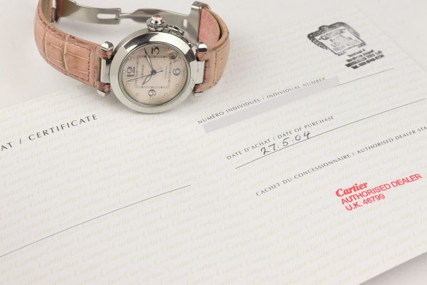 Cartier Pasha C Pink Mother of Pearl Watch 35mm