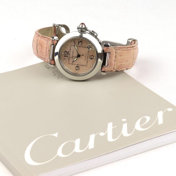 Cartier Pasha C Pink Mother of Pearl Watch 35mm