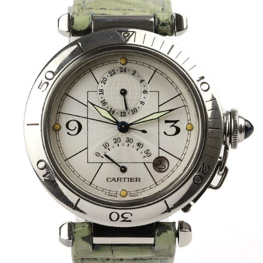 Cartier Pasha GMT Power Reserve Gents Automatic Watch 38mm TS