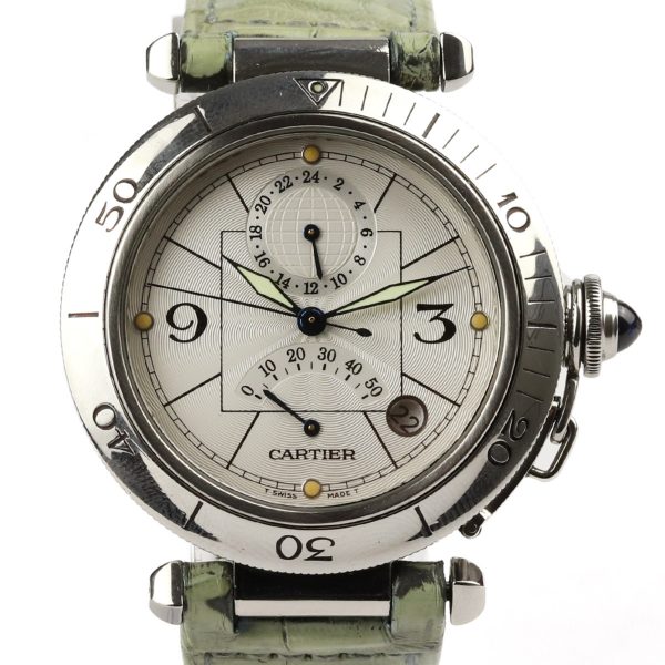 Cartier Pasha GMT Power Reserve Gents Automatic Watch 38mm TS