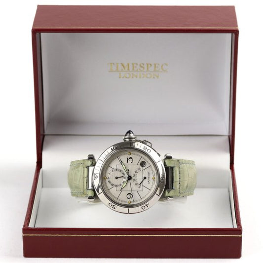 Cartier Pasha GMT Power Reserve Gents Automatic Watch 38mm TS