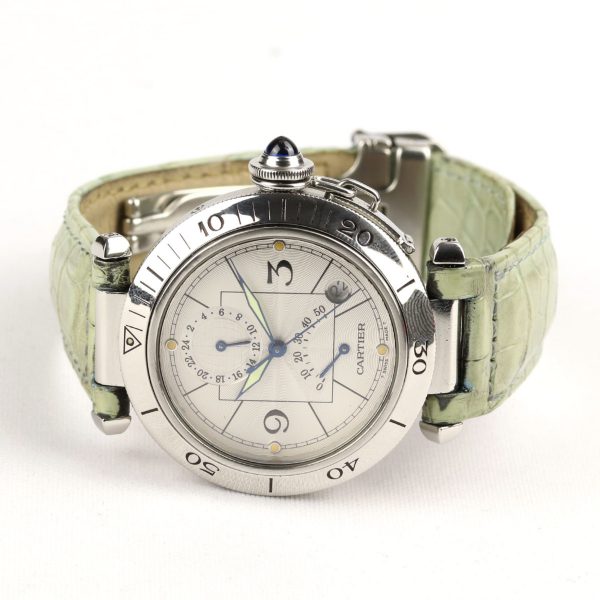 Cartier Pasha GMT Power Reserve Gents Automatic Watch 38mm TS