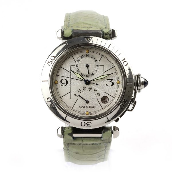 Cartier Pasha GMT Power Reserve Gents Automatic Watch 38mm TS