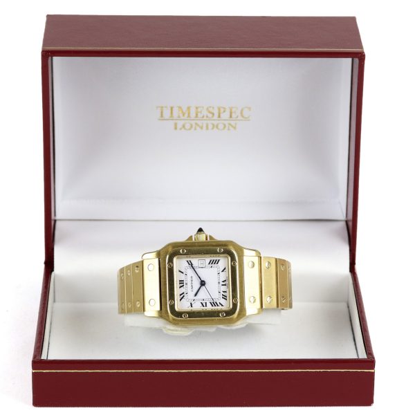Cartier Santos 18ct Yellow Gold 29mm Automatic Gents Watch