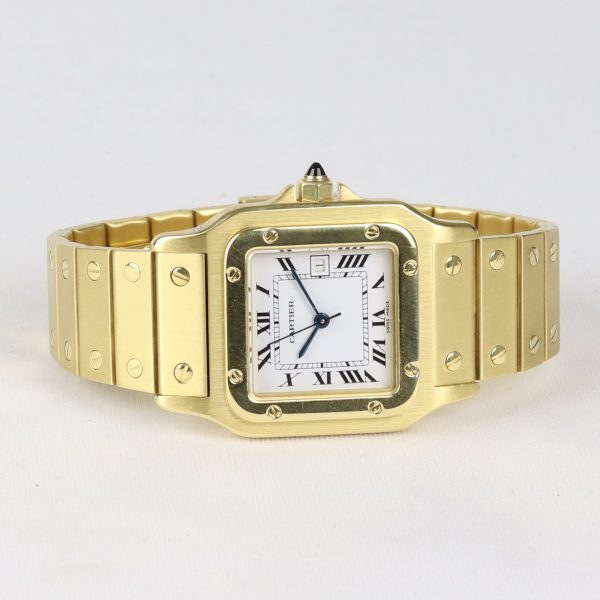 Cartier Santos 18ct Yellow Gold 29mm Automatic Gents Watch